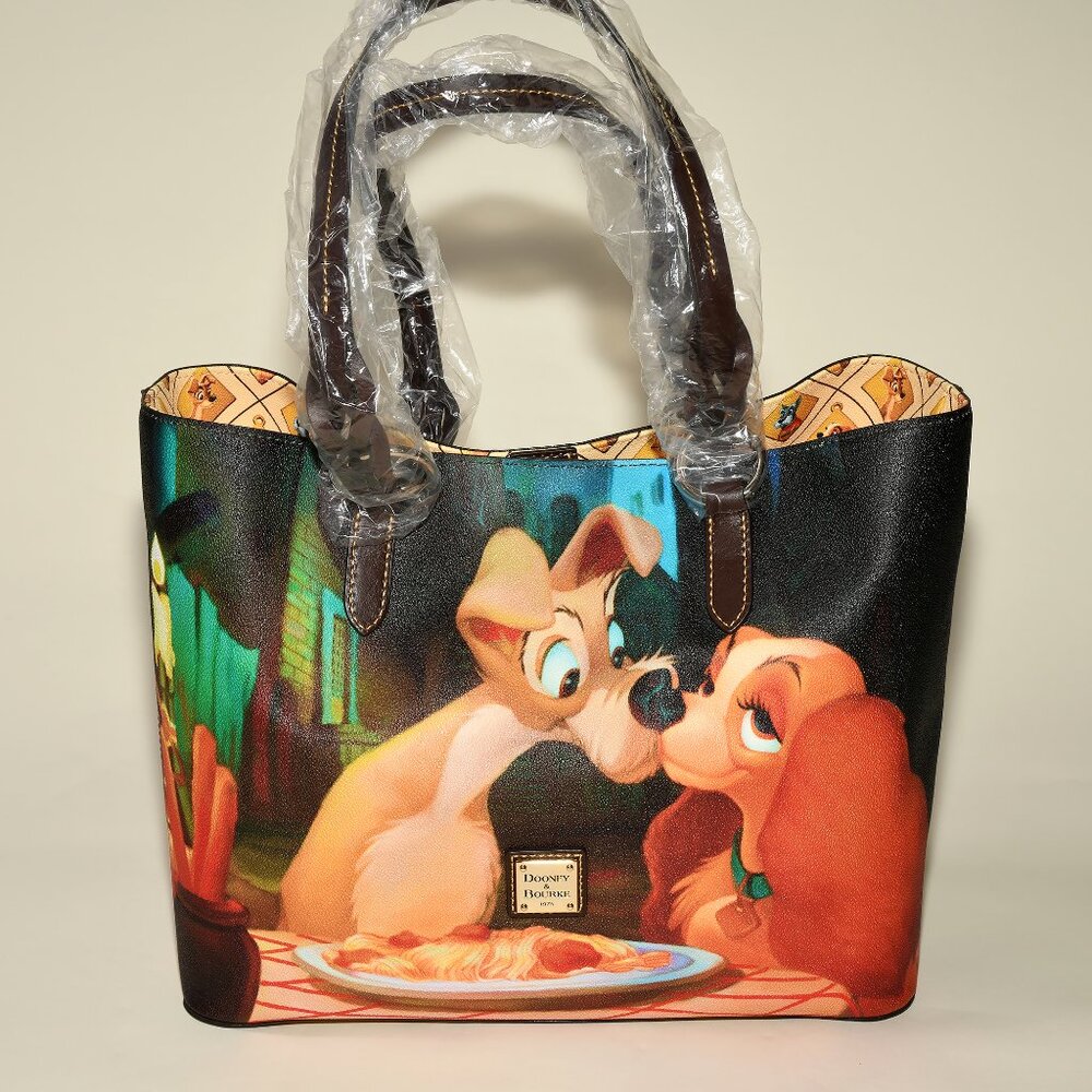 Disney Lady and the Tramp Dooney & Bourke Lady Tammy Tote Bag NWT